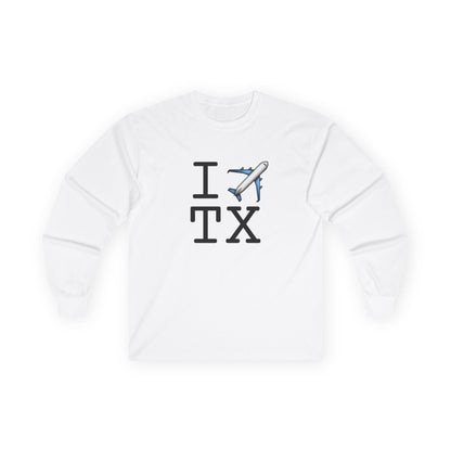 "I Fly Over Texas" Long Sleeve Shirt