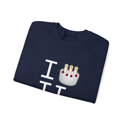 "I Birthday Cake Illinois" Sweatshirt