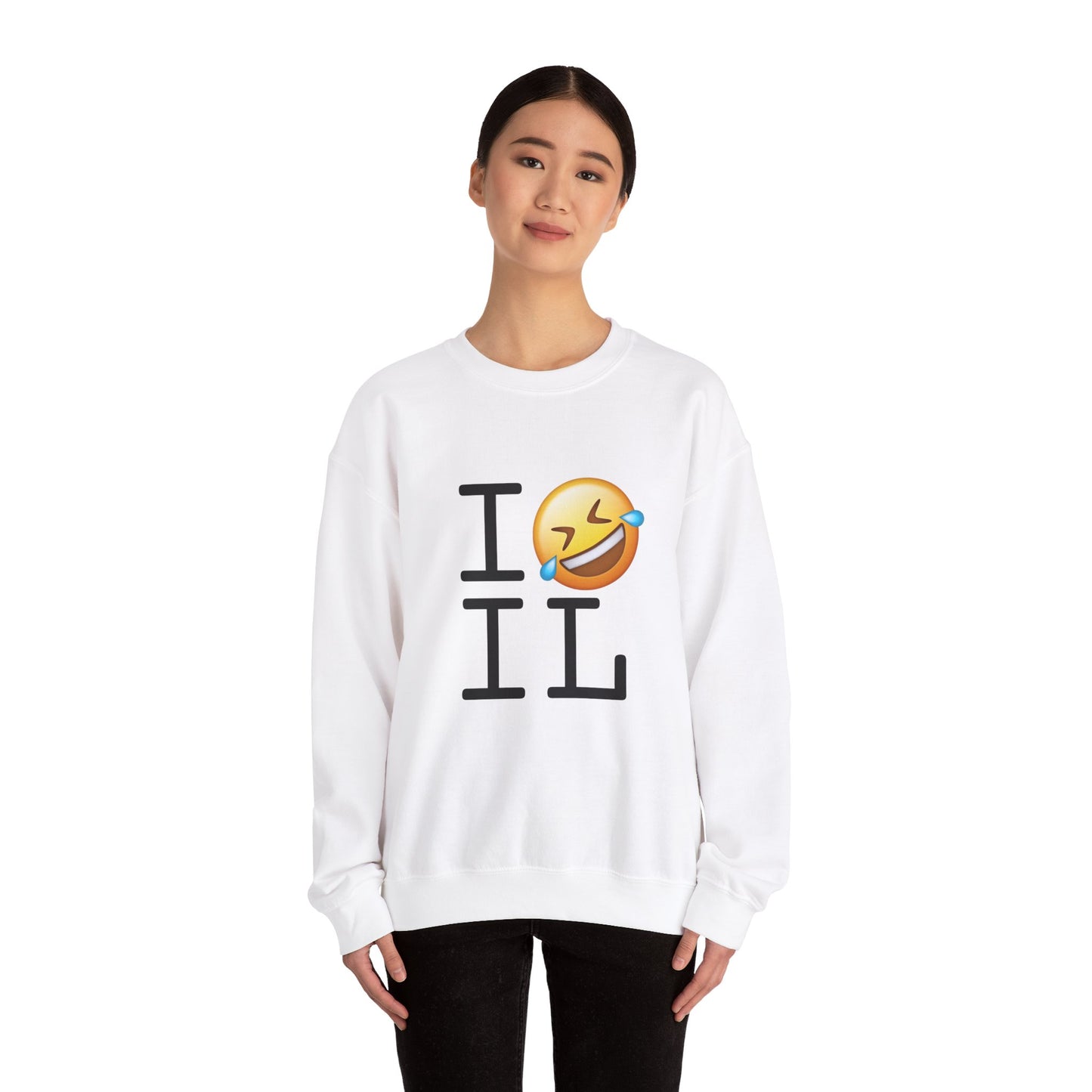 "I Laugh Hard (LMFAO) at Illinois" Sweatshirt