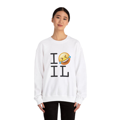 "I Laugh Hard (LMFAO) at Illinois" Sweatshirt