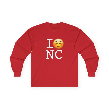 "I Blush at North Carolina" Long Sleeve Shirt
