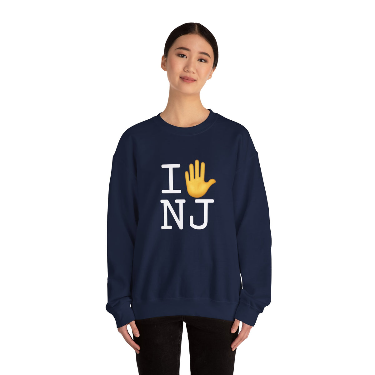 "I Stop (Raised Hand) New Jersey" Sweatshirt