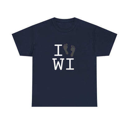"I leave Footsteps in Wisconsin" Tee