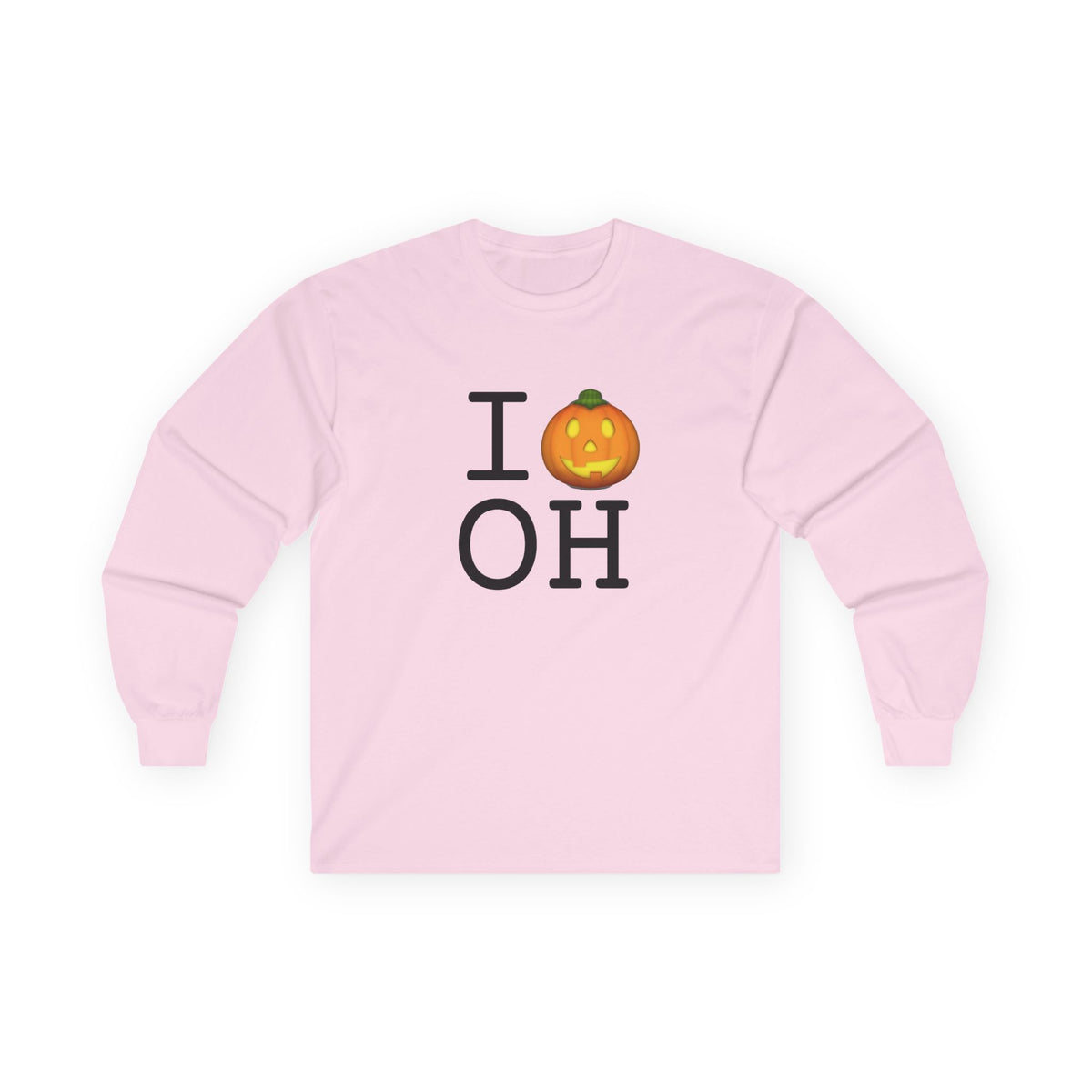 "I Jack-O-Lantern (Pumpkin) Ohio" Long Sleeve Shirt