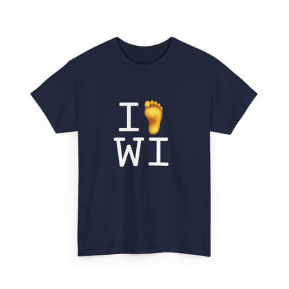 "I Foot Wisconsin" Tee