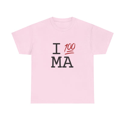 "I Keep it 100 in Massachusetts" Tee