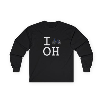 "I Bicycle Ohio" Long Sleeve Shirt