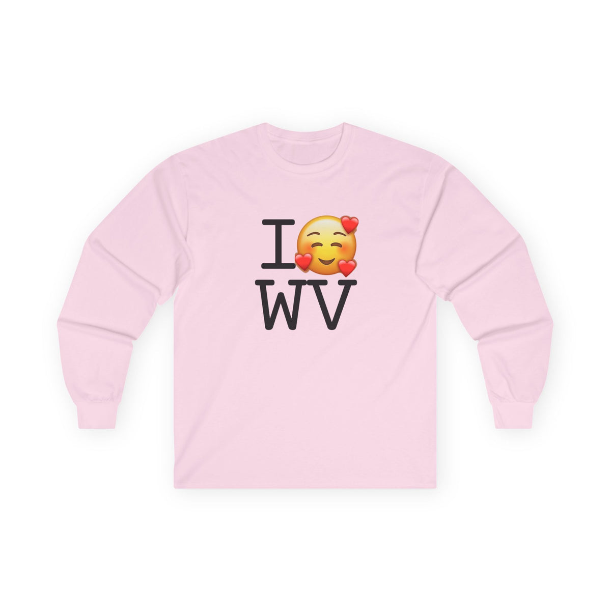 "I Adore West Virginia" Long Sleeve Shirt