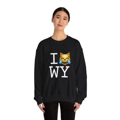 "I'm Laughing like a Cat at Wyoming" Sweatshirt