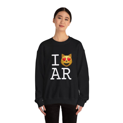 "I'm a Cat that Loves Arkansas" Sweatshirt