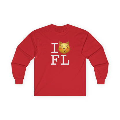 "I'm a Kissing Cat toward Florida" Long Sleeve Shirt