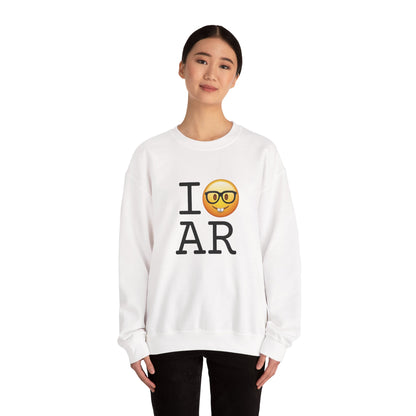 "I'm a Nerd about Arkansas" Sweatshirt
