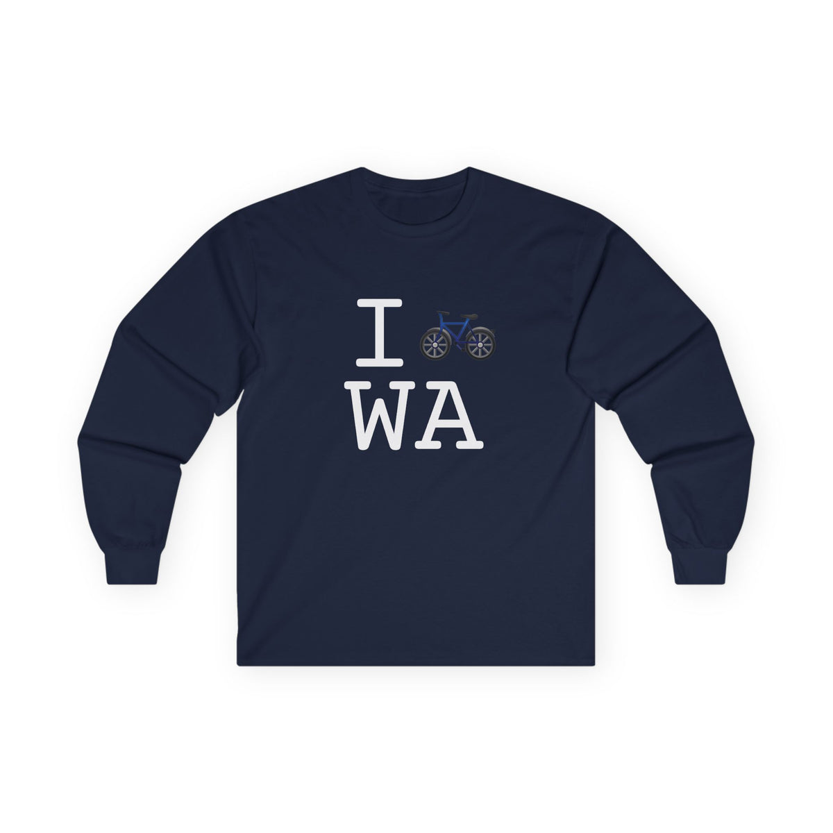 "I Bicycle Washington" Long Sleeve Shirt