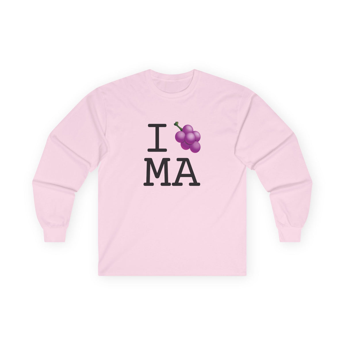 "I Grape Massachusetts" Long Sleeve Shirt