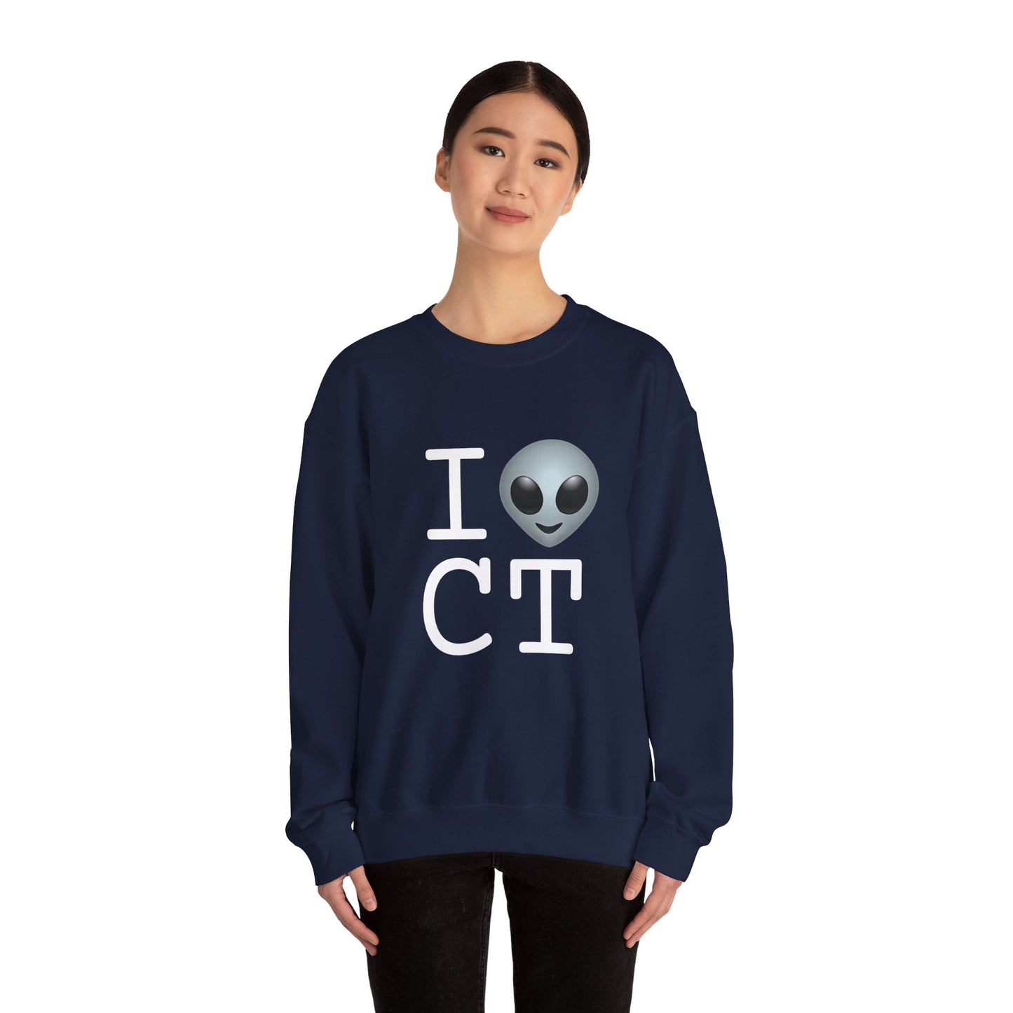 "I Feel Alien in Connecticut" Sweatshirt