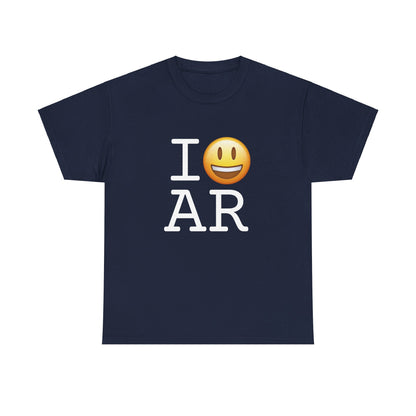 "I'm Happy about Arkansas" Tee