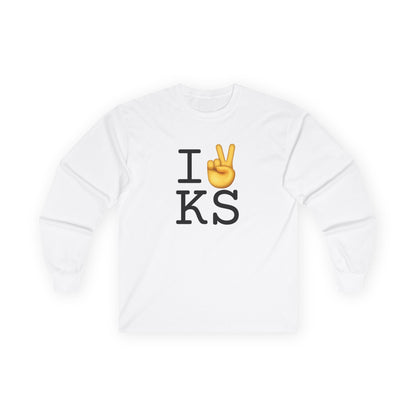 "I Show Peace to Kansas" Long Sleeve Shirt