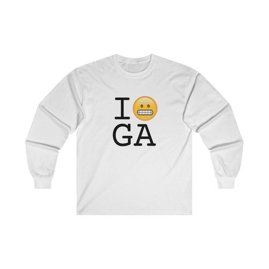 "I Grimace About Georgia" Long Sleeve Shirt