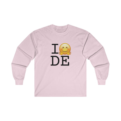 "I Hug Delaware" Long Sleeve Shirt