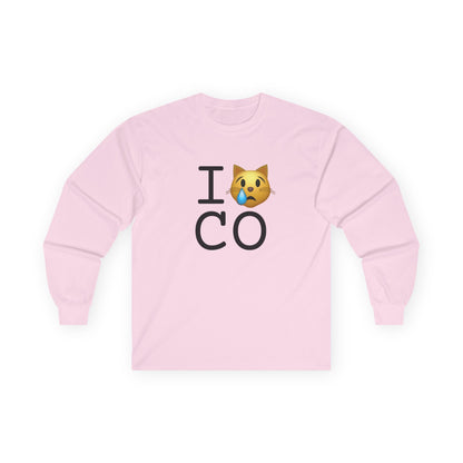 "I'm a Crying Cat about Colorado" Long Sleeve Shirt