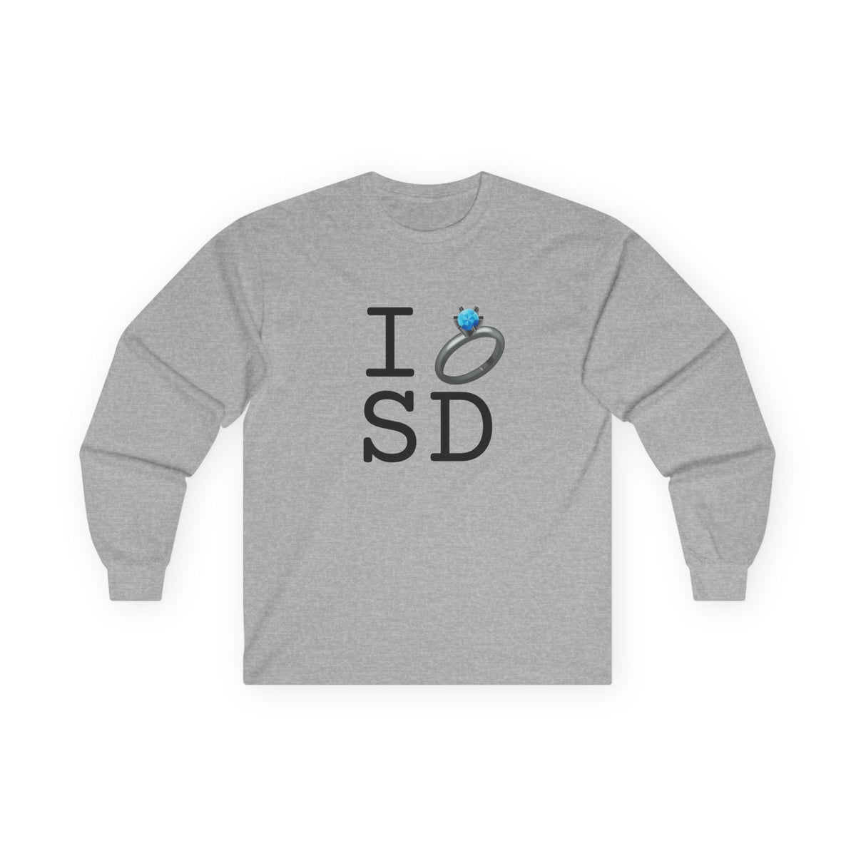 "I'm Married to (Diamond Ring) South Dakota" Long Sleeve Shirt