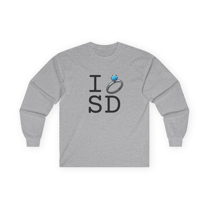 "I'm Married to (Diamond Ring) South Dakota" Long Sleeve Shirt