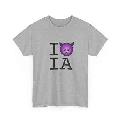 "I'm an Angry Devil about Iowa" Tee