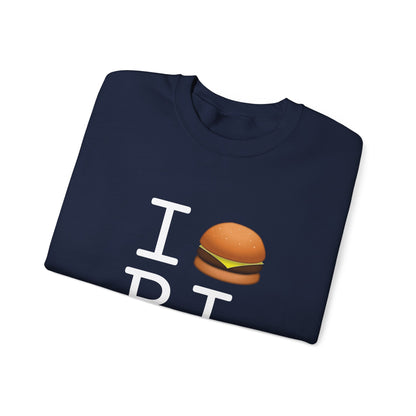 "I Cheeseburger Rhode Island" Sweatshirt