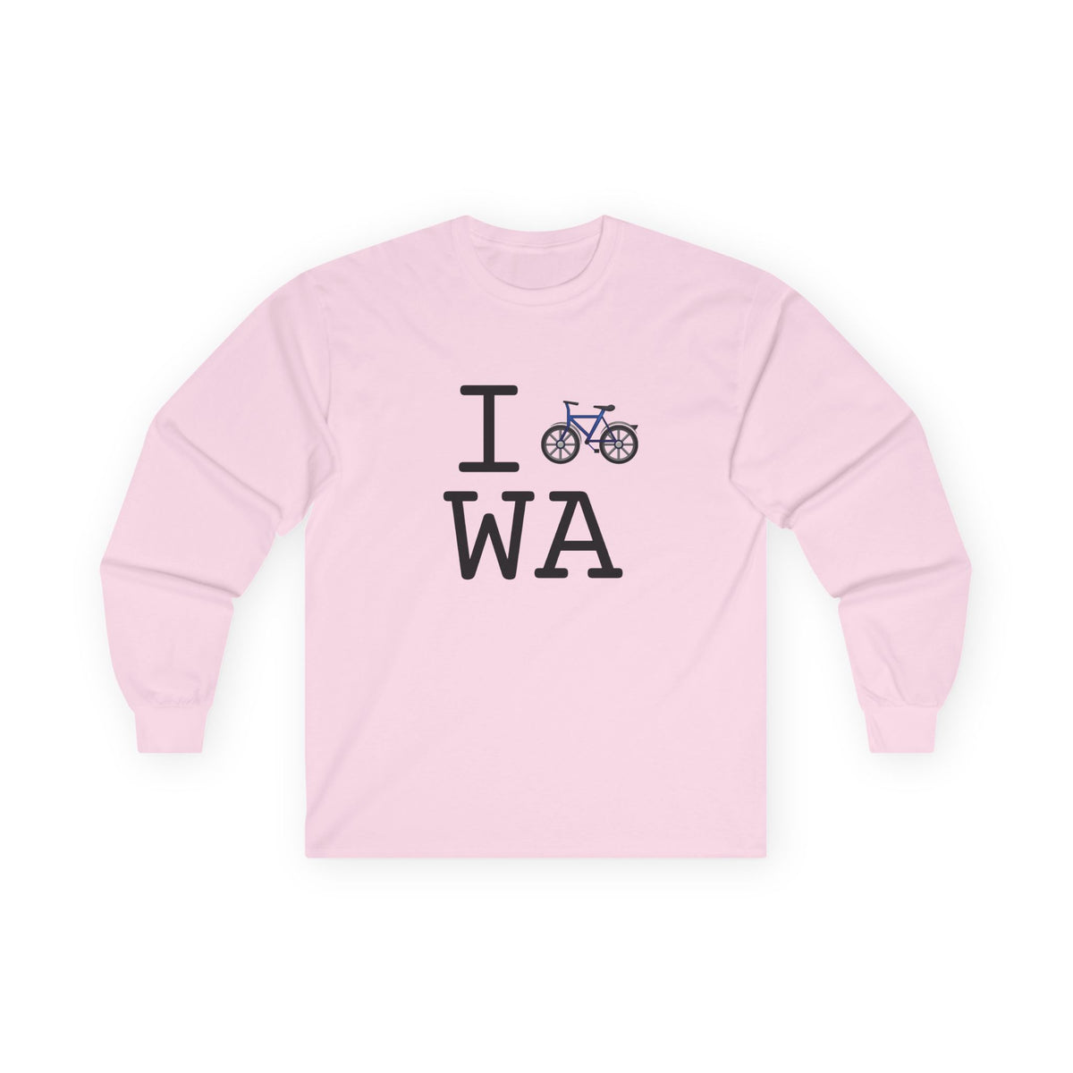 "I Bicycle Washington" Long Sleeve Shirt