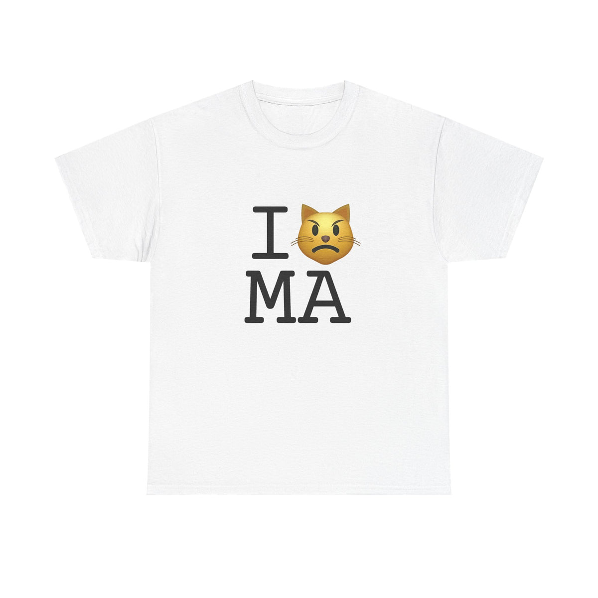 "I'm a Pouting Cat about Massachusetts" Tee