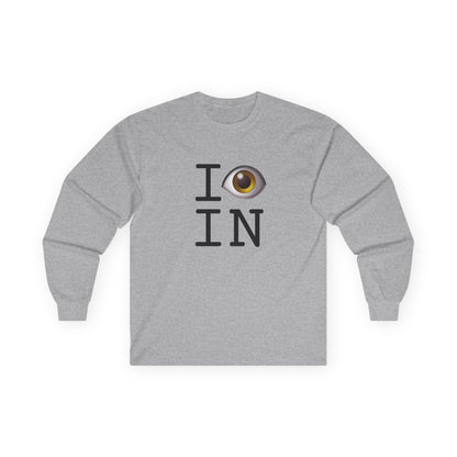 "I See (Eye) Indiana" Long Sleeve Shirt