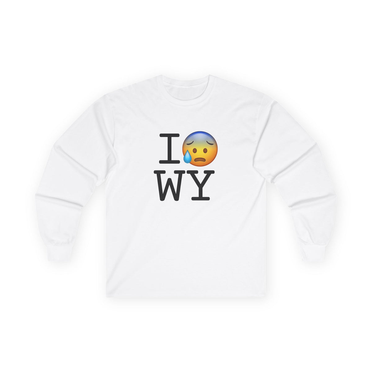 "I'm Anxiously Sweating in Wyoming" Long Sleeve Shirt