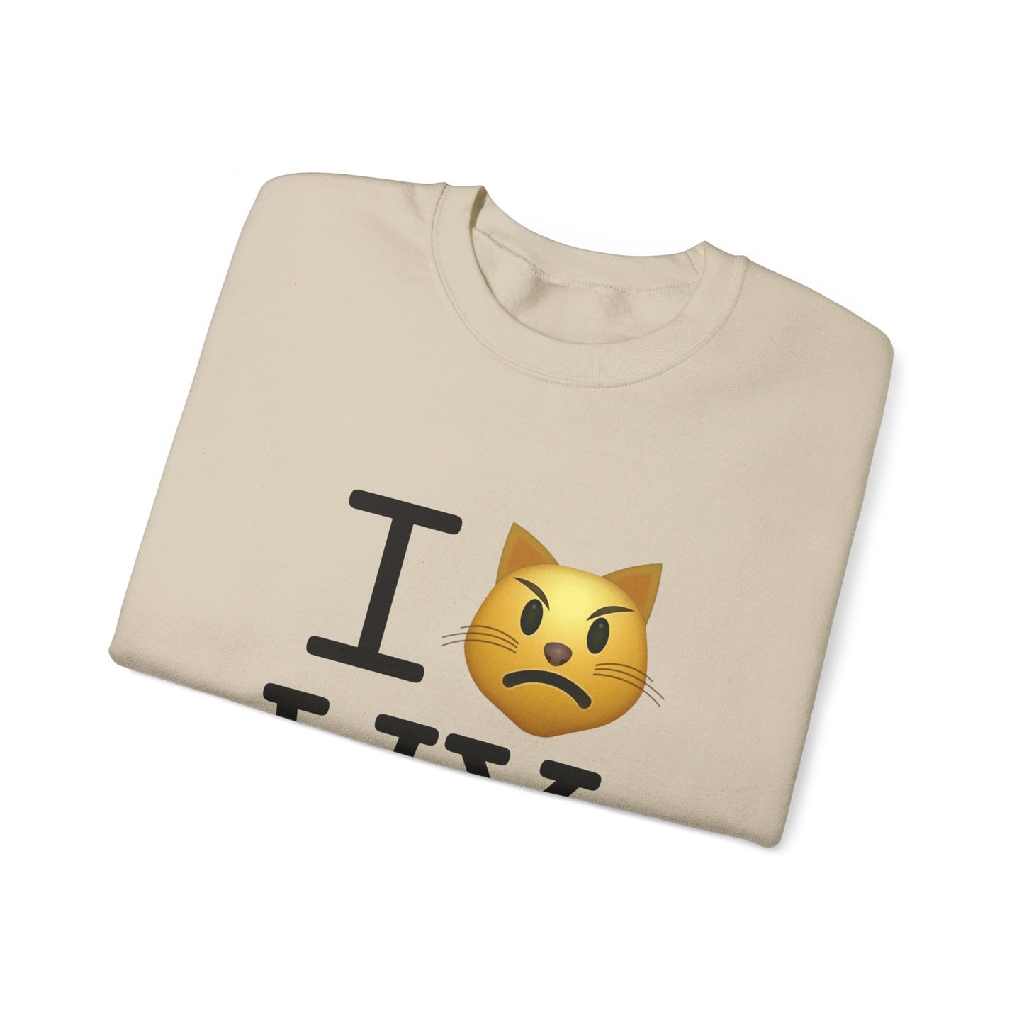 "I'm an Angry Cat about Wyoming" Sweatshirt