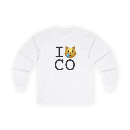 "I'm a Crying Cat about Colorado" Long Sleeve Shirt