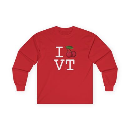 "I Cherry Vermont" Long Sleeve Shirt