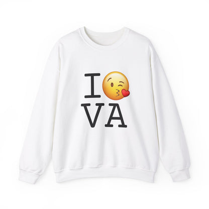 "I Blow a Kiss at Virginia" Sweatshirt