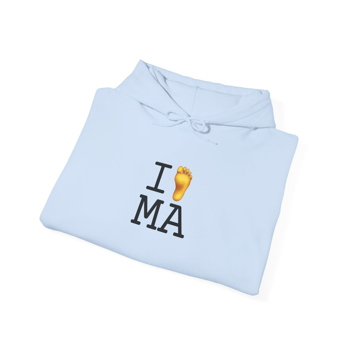 "I Foot Massachusetts" Hoodie