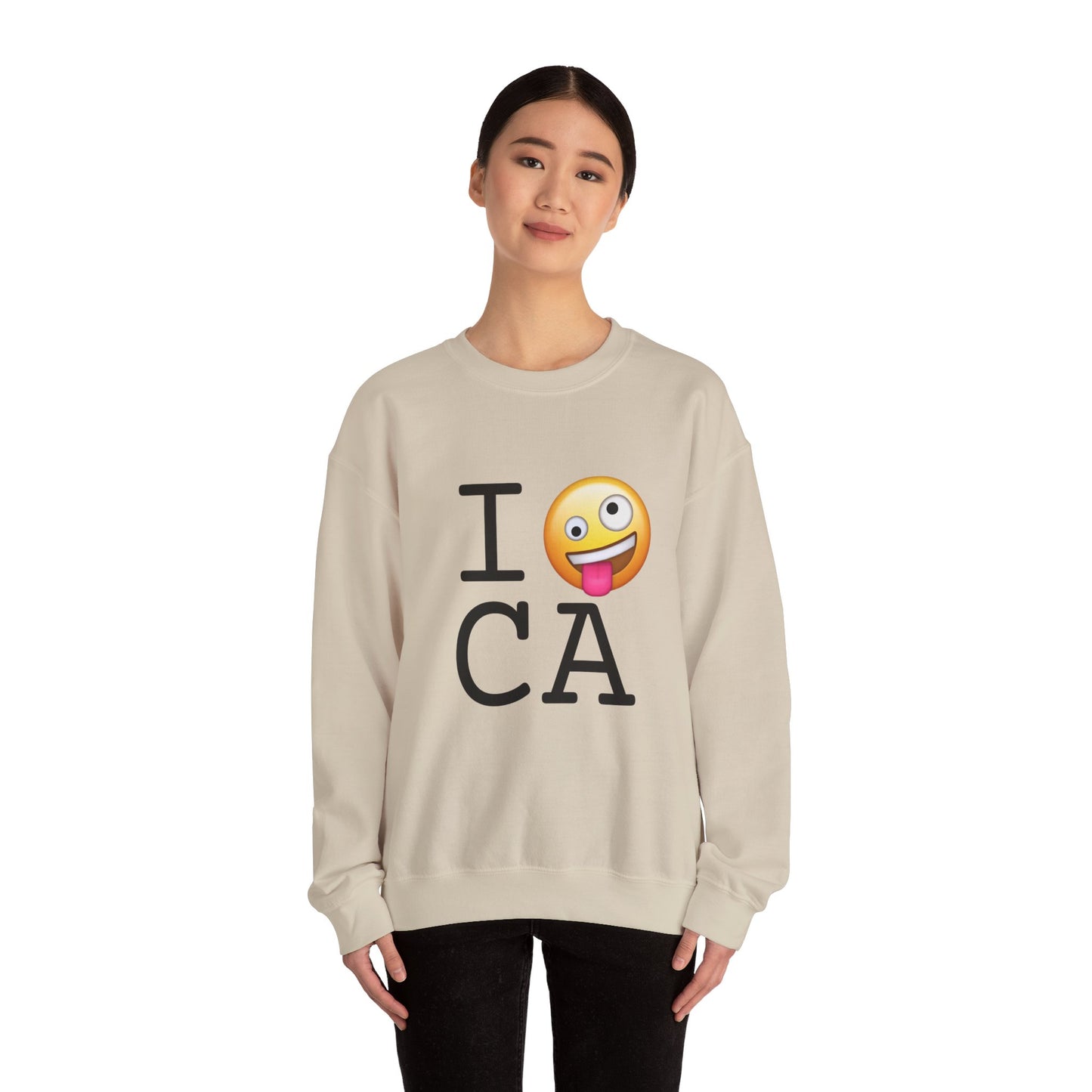 "I'm Crazy about California" Sweatshirt