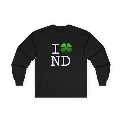 "I'm Lucky (Clover) in North Dakota" Long Sleeve Shirt