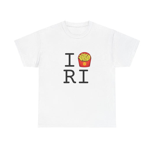 "I French Fries Rhode Island" Tee