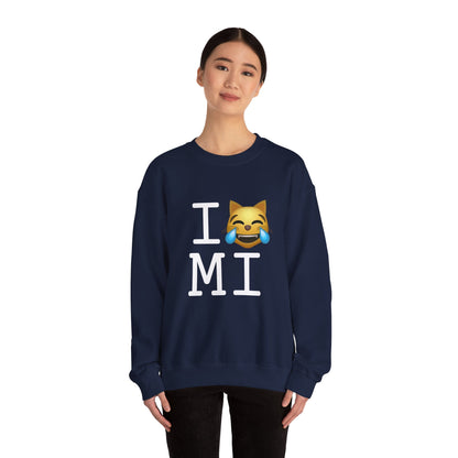 "I'm Laughing like a Cat at Michigan" Sweatshirt