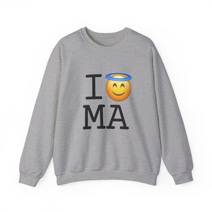 "I'm an Angel in Massachusetts" Sweatshirt