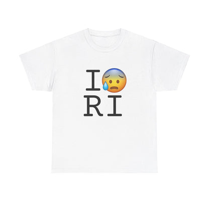 "I'm Anxiously Sweating in Rhode Island" Tee