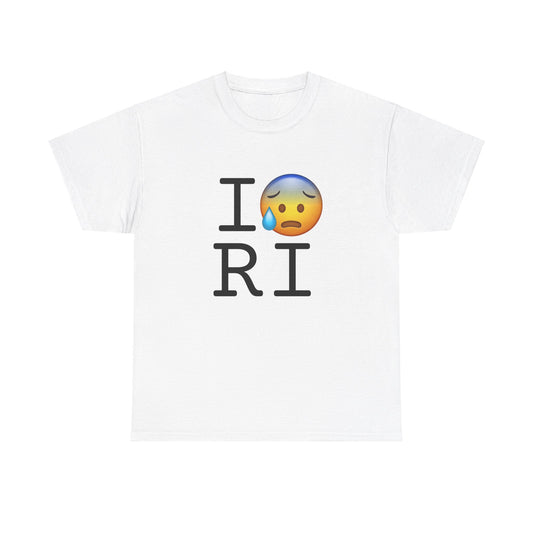 "I'm Anxiously Sweating in Rhode Island" Tee