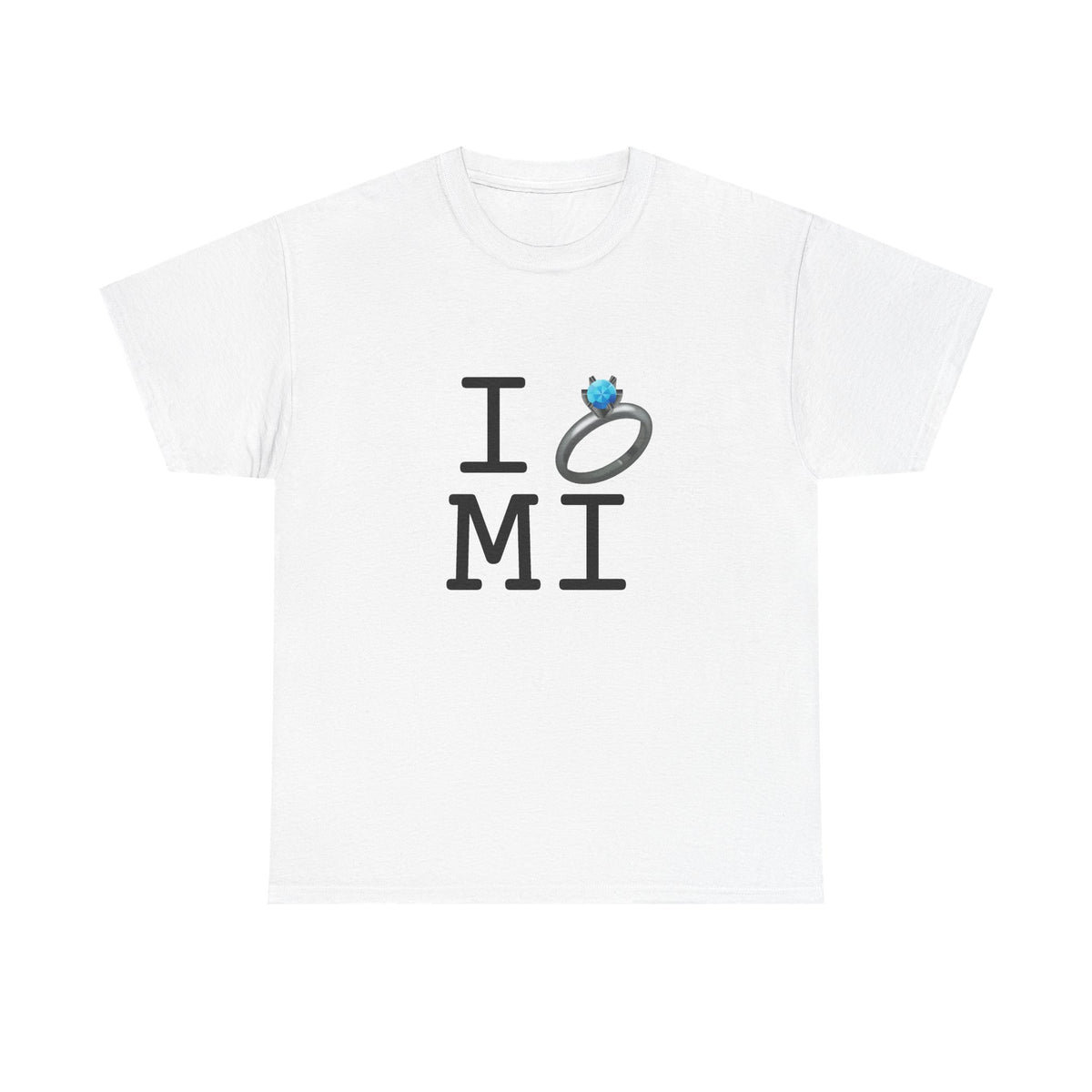 "I'm Married to (Diamond Ring) Michigan" Tee