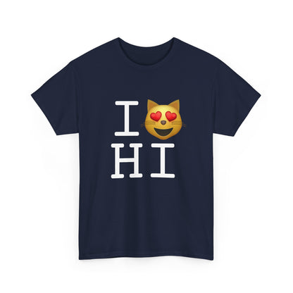 "I'm a Cat that Loves Hawaii" Tee