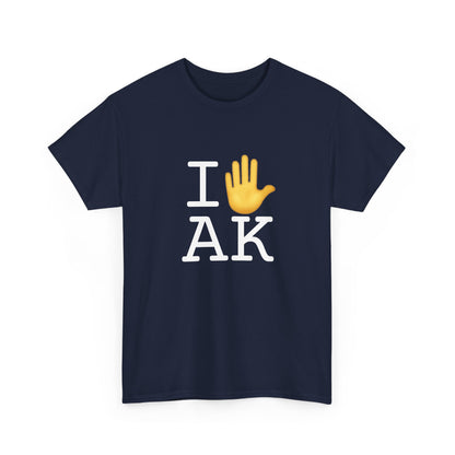 "I Stop (Raised Hand) Alaska" Tee