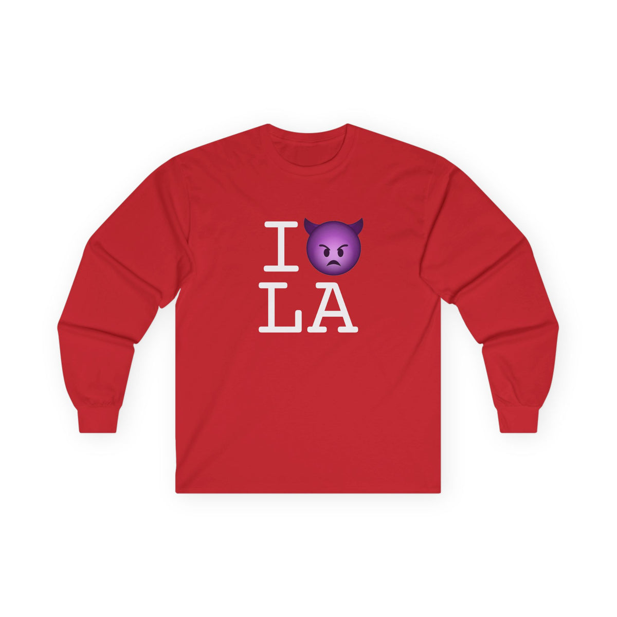 "I'm an Angry Devil about Louisiana" Long Sleeve Shirt