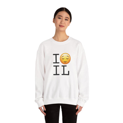 "I'm Relieved about Illinois" Sweatshirt
