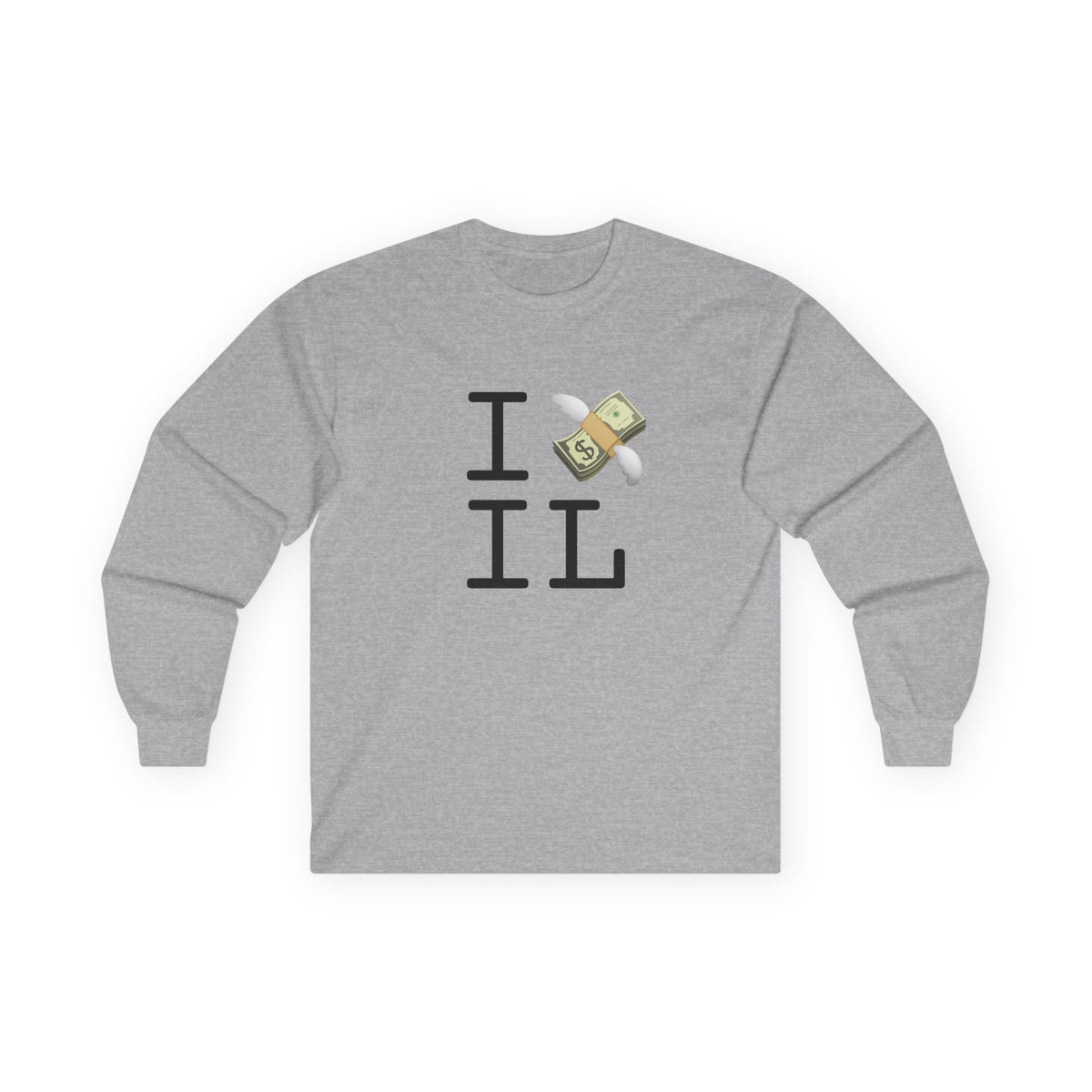 "I Lose Money in Illinois" Long Sleeve Shirt